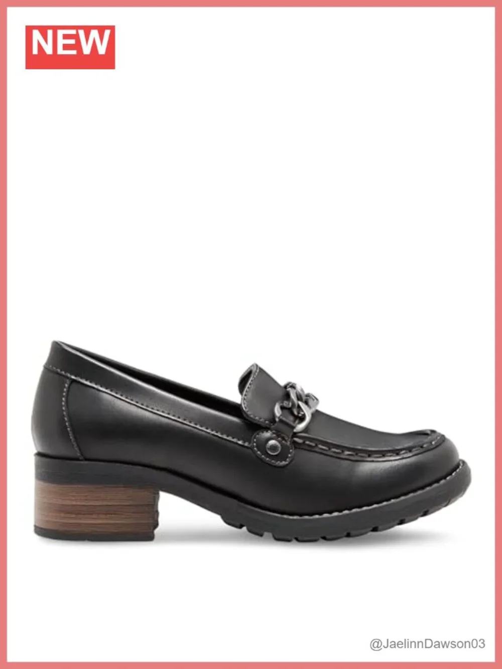 Women's Nora Moc Toe Loafers Memory Foam Slip-Ons Block Heel